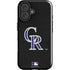 MLB Colorado Rockies - Solid Distressed iPhone 16 Plus Impact Case